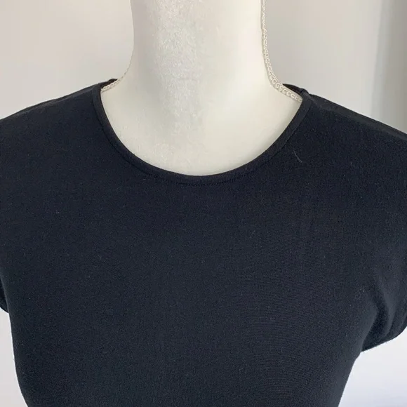 Vince black knit sleeveless midi dress - size M - Picture 2 of 5